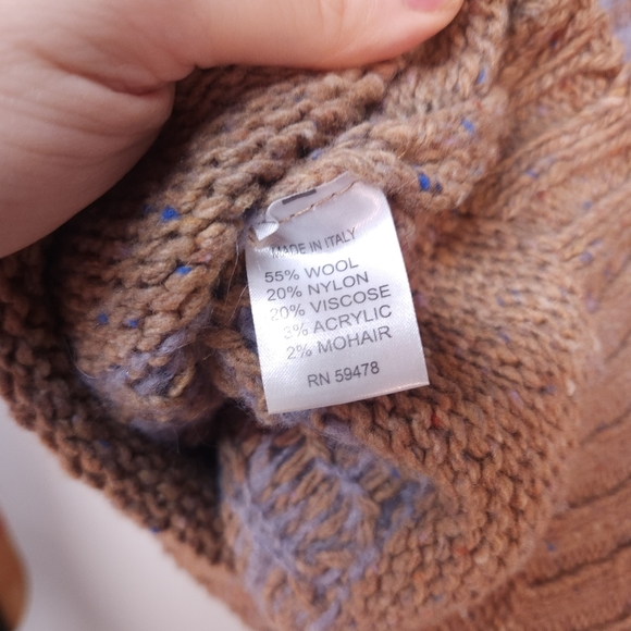 Elsamanda Wool Knit Sweater Crew Neck Pullover - Picture 4 of 6